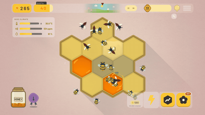 Mercenary bees repelling a wasp raid