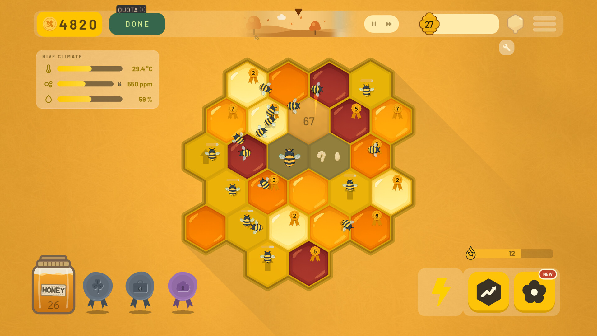 A late-game megahive